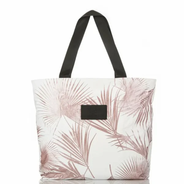 aloha_day_palms_day_tripp_0.webp Aloha Day Palms Day Tripper In Rose/Gold< Shopping Totes | Beach Bags