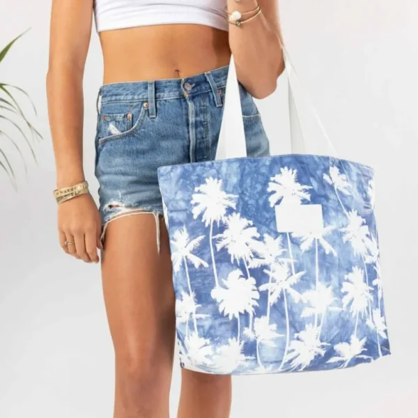 Aloha Indigo Coco Palms Day Tripper Luggage And Bags< Shopping Totes | Beach Bags