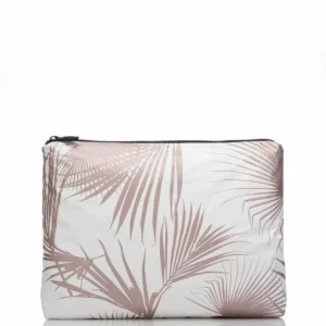 Aloha Mid Day Palms Pouch In Rose/Gold<Women Toiletry Bags | Cosmetic Bags