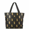 aloha_pineapple_royale_da_0.webp Aloha Pineapple Royale Day Tripper In Gold On Black< Shopping Totes | Beach Bags
