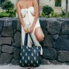 aloha_pineapple_royale_da_1.webp Aloha Pineapple Royale Day Tripper In Gold On Black< Shopping Totes | Beach Bags