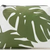 aloha_small_monstera_pouc_0.webp Aloha Small Monstera Pouch In Seaweed Women's<Women Hand Bags | Women’s Bags