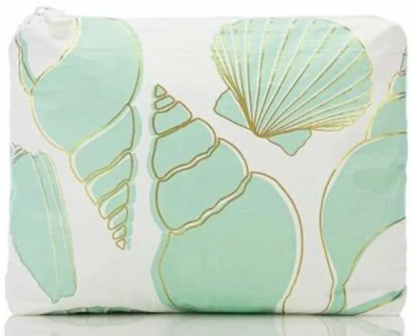 Aloha Small Sea Treasure Pouch In Mint< Toiletry Bags | Cosmetic Bags