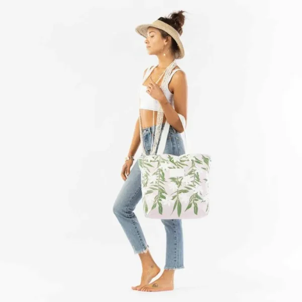 aloha_tiare_ti_day_trippe_2.webp Aloha Tiare Ti Day Tripper In Blush Luggage And Bags< Shopping Totes | Beach Bags