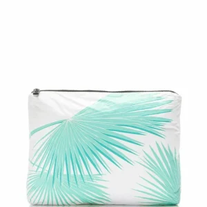 aloha_womens_bags_mid_tro_0.webp Aloha Womens Bags Mid Tropical Fan Palms Pouch In Pool<Women Toiletry Bags | Cosmetic Bags