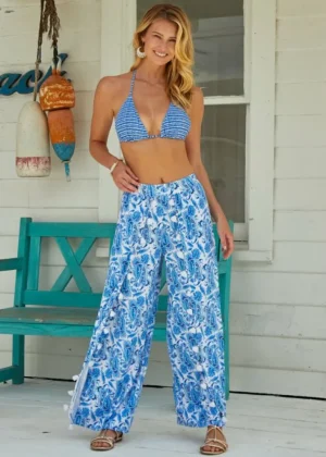 Cabana Life CabanaLife Tassel Plazo Pants<Women Beachwear | Pants