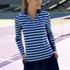 cabanalife_womens_cabana__4.webp Cabana Life CabanaLife Women's Sport Zip Polo<Women Beachwear | Tops
