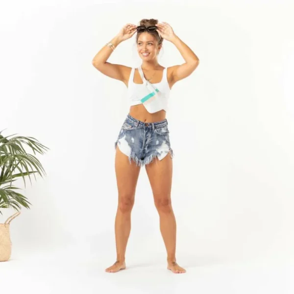hip_packs_aloha_le_voyage_3-1.webp Aloha Hip Packs Le Voyageur Mini Hip Pack In Neon Turquoise< Hip Packs