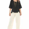 oh_my_gauze_scallop_blous_2.webp Oh My Gauze! Scallop Blouse<Women Tops
