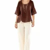 oh_my_gauze_scallop_blous_3.webp Oh My Gauze! Scallop Blouse<Women Tops