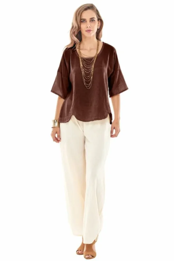 oh_my_gauze_scallop_blous_3.webp Oh My Gauze! Scallop Blouse<Women Tops