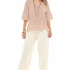 oh_my_gauze_scallop_blous_4.webp Oh My Gauze! Scallop Blouse<Women Tops
