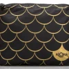 womens_aloha_small_black__0-1.webp Aloha Women's Small Black Mermaid Pouch In Gold<Women Toiletry Bags | Cosmetic Bags