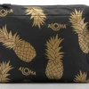 womens_aloha_small_black__0.webp Aloha Women's Small Black Pineapple Fields Pouch<Women Cosmetic Bags | Hand Bags