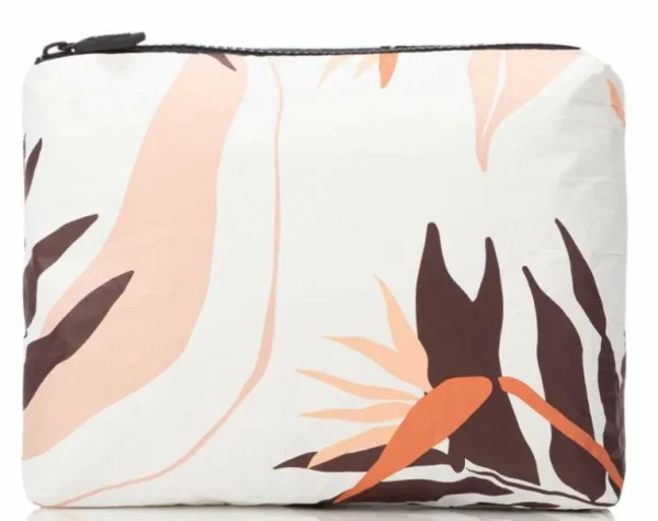 womens_aloha_small_painte_0-1.webp Aloha Women's Small Painted Birds Pouch In Warm<Women Toiletry Bags | Cosmetic Bags